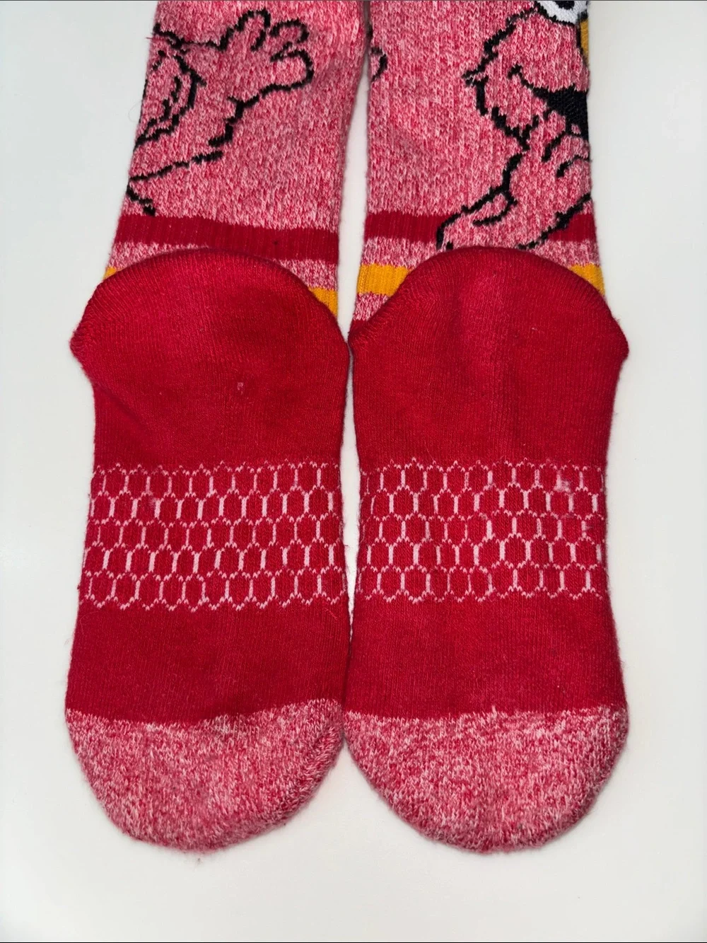 Bombas Elmo Red Kids Crew Socks - Sesame Street Y youth